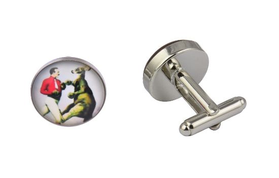 Picture of Boxing Kangaroo Cufflinks