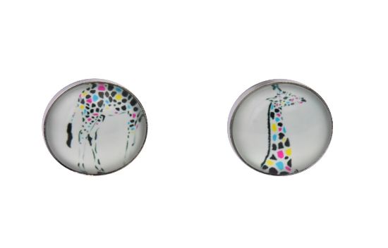 Picture of Giraffe Art Cufflinks