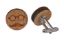 Picture of Wooden Glasses and Moustache Cufflinks